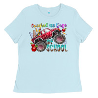 Crushed 100 Days Of School Ladies Tee | Teevron