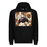Black baseball crusher Premium Hoodie - TumblerDesignByShophia