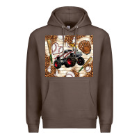 Coffee baseball crusher Premium Hoodie - TumblerDesignByShophia