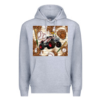 Heather Grey baseball crusher Premium Hoodie - TumblerDesignByShophia