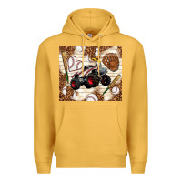 Mustard baseball crusher Premium Hoodie - TumblerDesignByShophia