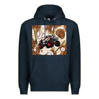 Navy baseball crusher Premium Hoodie - TumblerDesignByShophia