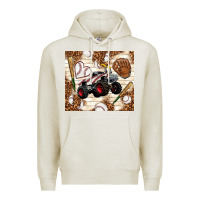 Oatmeal Heather baseball crusher Premium Hoodie - TumblerDesignByShophia