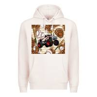 Pale Pink baseball crusher Premium Hoodie - TumblerDesignByShophia