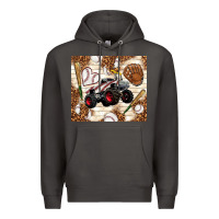 Smoke baseball crusher Premium Hoodie - TumblerDesignByShophia