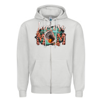 Dove Grey Lacrose Mom Zipper Hoodie - Bettercallsaul