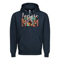 Navy Lacrose Mom Zipper Hoodie - Bettercallsaul