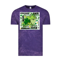 Cloud Purple st patricks day Vintage Tee - MaliasSmallBusiness