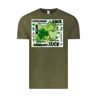 Vintage Olive st patricks day Vintage Tee - MaliasSmallBusiness