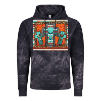 Cloud Black turquoise gemstone crosses Vintage Hoodie - Jasminsmagicworld