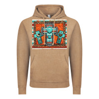 Vintage Coffee turquoise gemstone crosses Vintage Hoodie - Jasminsmagicworld