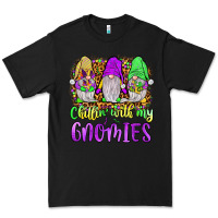 Black mardi gras chillin' with my gnomies Premium Tee - JahusDesignShop