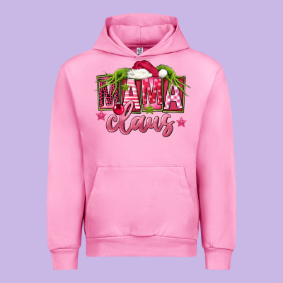 Pink Christmas Mama Claus Urban Hoodie Designed By Fadigitalartstudio
