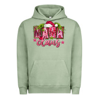 Pigment Oil Green Pink Christmas Mama Claus Urban Hoodie - FaDigitalArtStudio