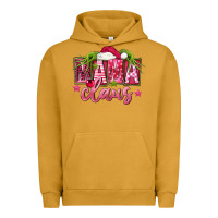 Pigment Peanut Butter Pink Christmas Mama Claus Urban Hoodie - FaDigitalArtStudio