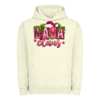 Pigment Pistachio Pink Christmas Mama Claus Urban Hoodie - FaDigitalArtStudio
