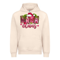 Sandshell Pink Christmas Mama Claus Urban Hoodie - FaDigitalArtStudio