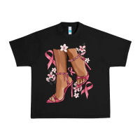 Black cancer high heels Urban Heavy Tee - MaliasSmallBusiness