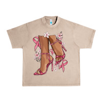 French Oak cancer high heels Urban Heavy Tee - MaliasSmallBusiness