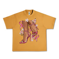 Peanut Butter cancer high heels Urban Heavy Tee - MaliasSmallBusiness