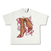 Pistachio cancer high heels Urban Heavy Tee - MaliasSmallBusiness