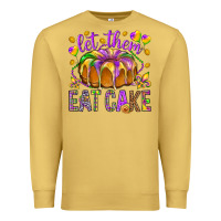 Antique Gold Let them eat cake Premium Sweatshirt - HowdyJamesFarm