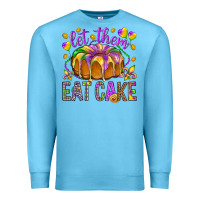 Ocean Blue Let them eat cake Premium Sweatshirt - HowdyJamesFarm