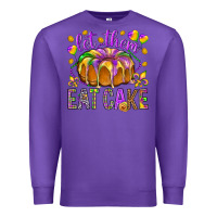 Purple Let them eat cake Premium Sweatshirt - HowdyJamesFarm