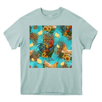 Arona poultry animals seamless pattern Heavy Core Tee - HRA Design Shop