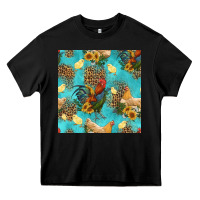 Black poultry animals seamless pattern Heavy Core Tee - HRA Design Shop