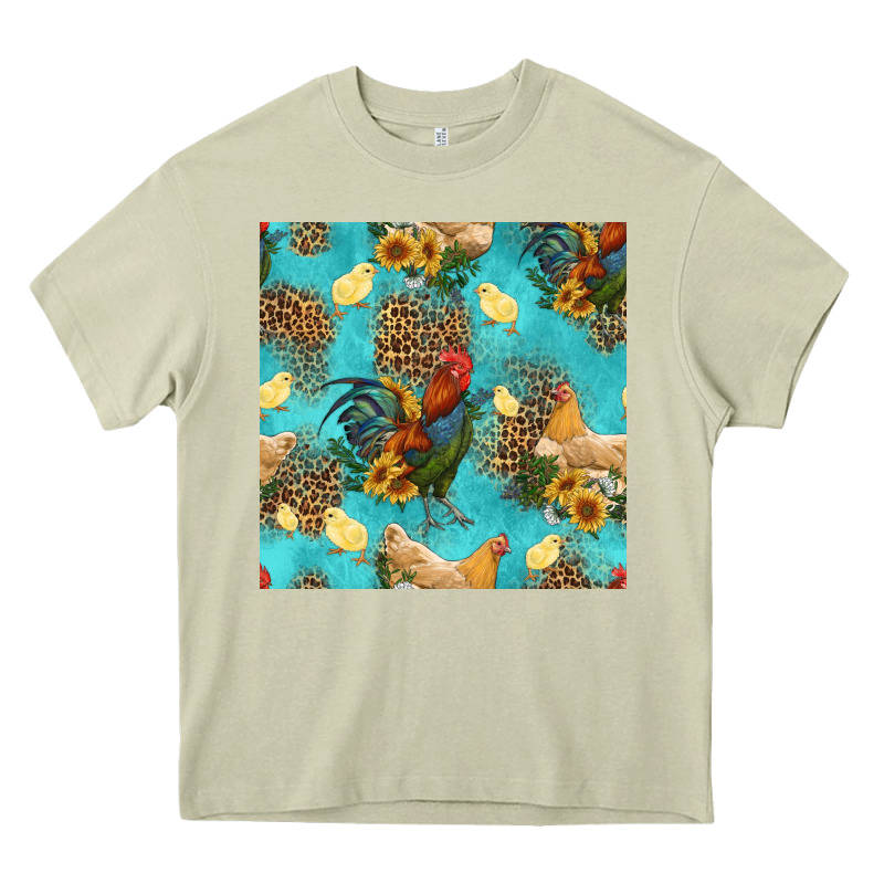 Poultry Animals Seamless Pattern Heavy Core Tee by HRA Design Shop | Teevron