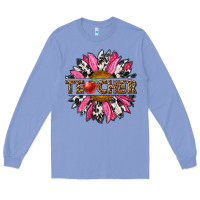 Western Teacher Sunflower Long Sleeve Tee | Teevron