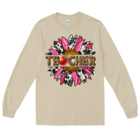 Mushroom western teacher sunflower Long Sleeve Tee - NancyCooperArtShop