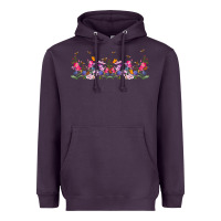 Plum wild flowers Heavyweight Hoodie - TumblerDesignByShophia