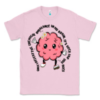 Bubblegum Pink brain Classic Tee - MaliasSmallBusiness
