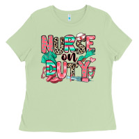 Matcha nurse on duty Ladies Tee - RanaPortraitStore