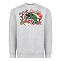 Heather Grey gamer christmas game controller Heavyweight Sweatshirt - MaliasSmallBusiness