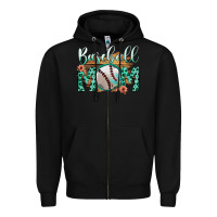 Black Baseboll Mom Zipper Hoodie - Bettercallsaul
