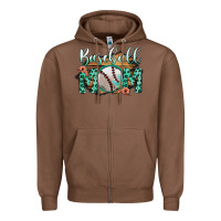 Chestnut Baseboll Mom Zipper Hoodie - Bettercallsaul