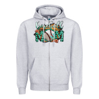 Heather Grey Baseboll Mom Zipper Hoodie - Bettercallsaul