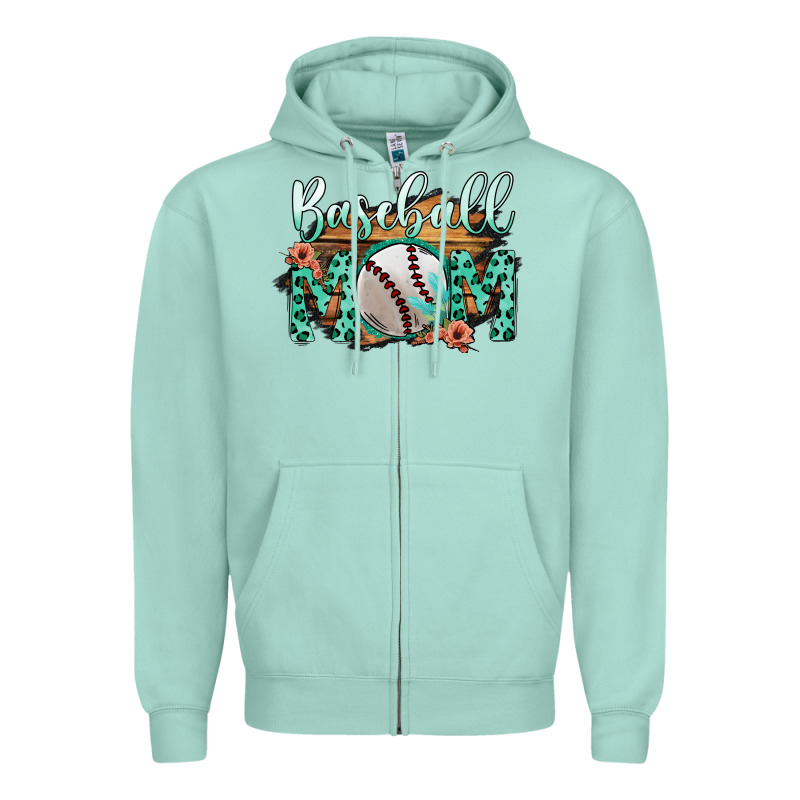 Baseboll Mom Zipper Hoodie by Bettercallsaul | Teevron