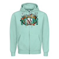 Seafoam Baseboll Mom Zipper Hoodie - Bettercallsaul