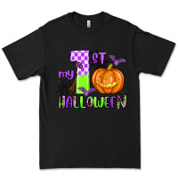 Black my first halloween pumpkin Premium Tee - AdoDesignShop