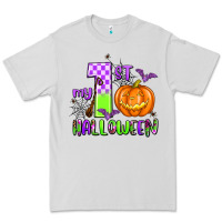 Dove Grey my first halloween pumpkin Premium Tee - AdoDesignShop