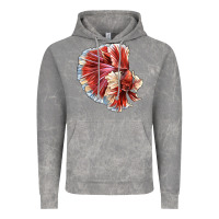 Cloud Rock Betta Fish Vintage Hoodie - LillyAllenDesigns