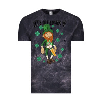 Cloud Black let's get lucked up Vintage Tee - MaliasSmallBusiness