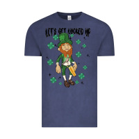 Vintage Denim let's get lucked up Vintage Tee - MaliasSmallBusiness