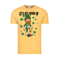 Vintage Mustard let's get lucked up Vintage Tee - MaliasSmallBusiness