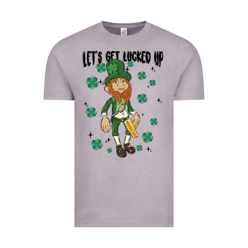 Let's Get Lucked Up Vintage Tee by MaliasSmallBusiness | Teevron