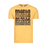 Vintage Mustard faux sequins mama Vintage Tee - JahusDesignShop